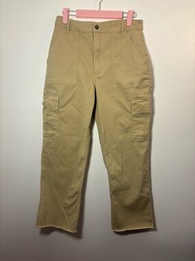 Hollister Ultra High Rise Cargo Tan Pants Size 5R (W27)